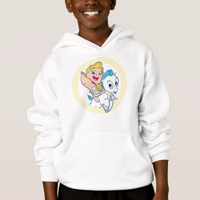 Baby Hercules Riding Pegasus Hoodie (Front)