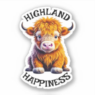 Baby Highland Cow Adorable Ai Art