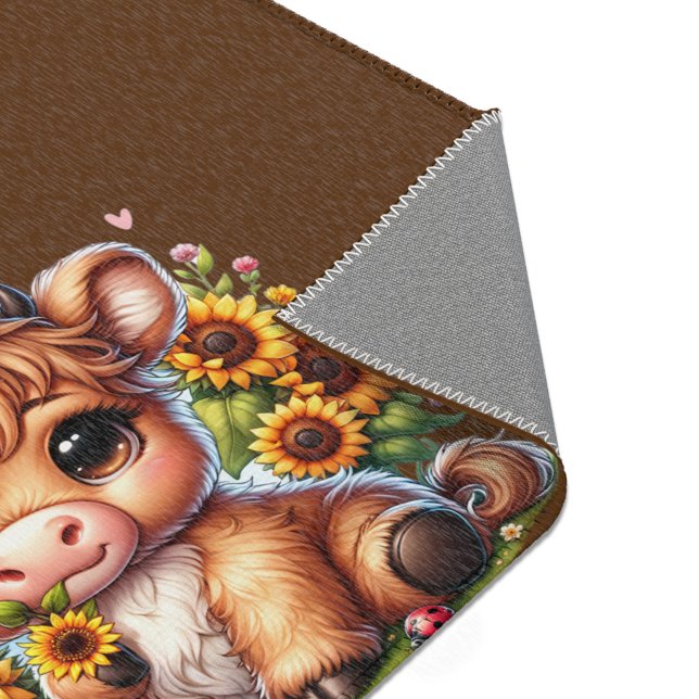 Baby Highland Cow Door Mat (Creator Uploaded)