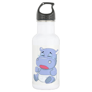 Baby Hippo Crying 532 Ml Water Bottle