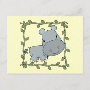 Baby Hippo T-shirts and Gifts Postcard