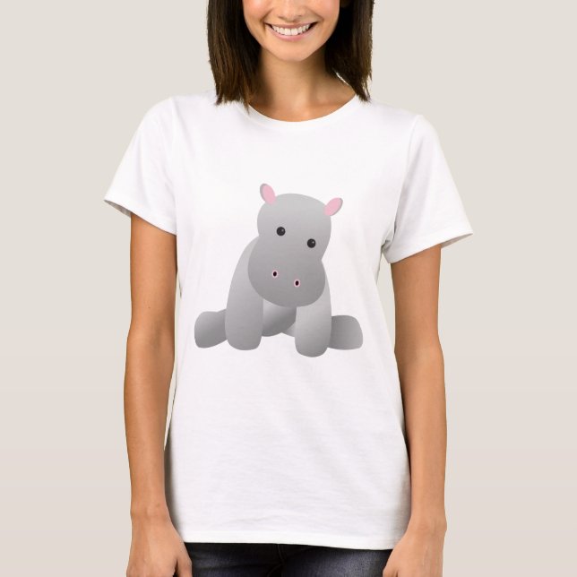 Baby Hippo Toy T-Shirt (Front)