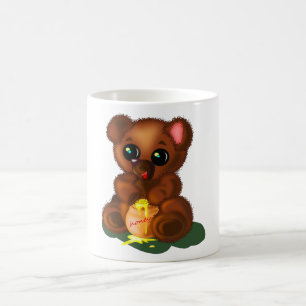 Baby Honey Bear Mug - Sweet - Painting