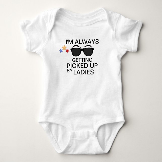 Baby Humour - Baby Jersey Bodysuit (Front)