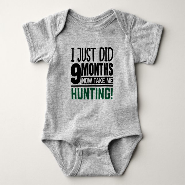 Baby Hunting Jersey Bodysuit (Front)