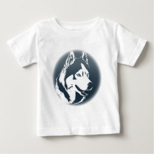Baby Husky Romper Siberian Husky Romper Customise T-Shirt