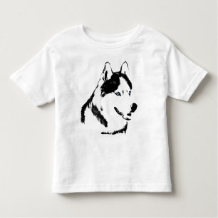 Baby Husky Shirt Sled Dog Toddler Husky T-shirts