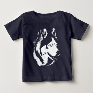 Baby Husky T-Shirt Sled Dog Puppy Shirt Customise