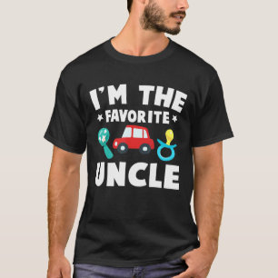 Baby - Im The Favourite Uncle - Fire Truck - Baby T-Shirt