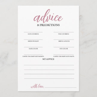 Baby in Bloom Advice & Predictions Programme