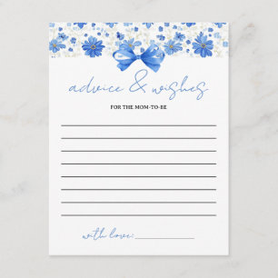 Baby in Bloom Advice & Wishes for Baby Card