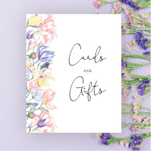 Baby in bloom baby shower Cards and gifts Poster