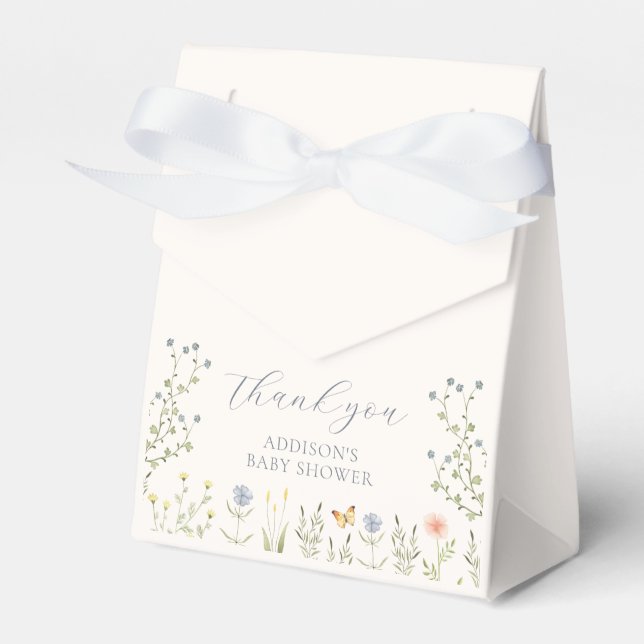 Baby in Bloom Baby Shower Favour Boxes (Front Side)