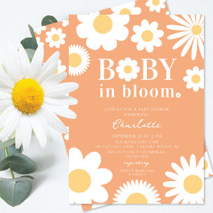 Baby In Bloom Baby Shower Invitation