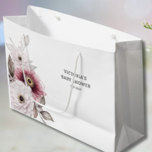 Baby in Bloom Baby Shower Large Gift Bag