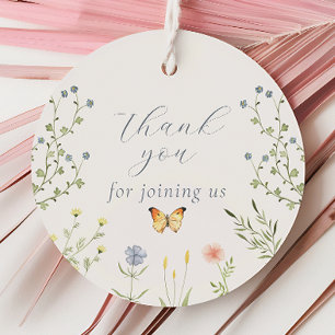 Baby in Bloom Baby Shower Thank You Tags