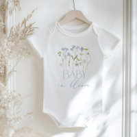 Baby in Bloom Blue Wildflowers floral