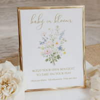 Baby in Bloom Bouquet Bar Baby Shower