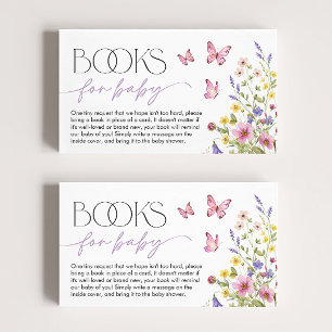 Baby in Bloom Butterfly Wildflower Books for Baby Enclosure Card
