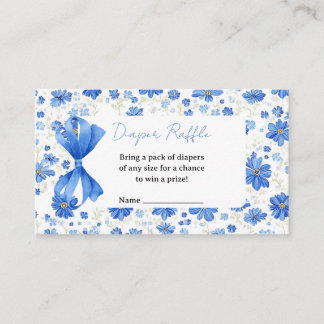 Baby in Bloom Diaper Raffle Enclosure Card