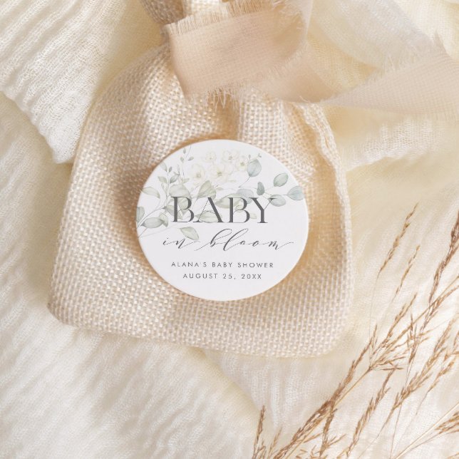 BABY IN BLOOM Favour or Envelope Stickers (Creator Uploaded)