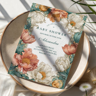 Baby in Bloom Floral Shower Invitation