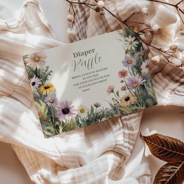 Baby in Bloom Garden  Diapper Raffle Enclosure Card (Creator Uploaded)