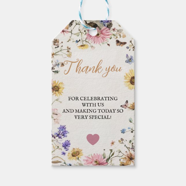 Baby in Bloom Gift Tag (Front)