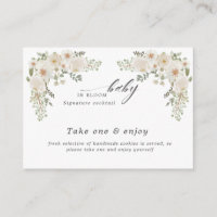 baby in bloom ivory floral baby shower