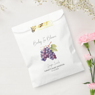 Baby In Bloom l Grape Seeds Baby Shower Favour Bags