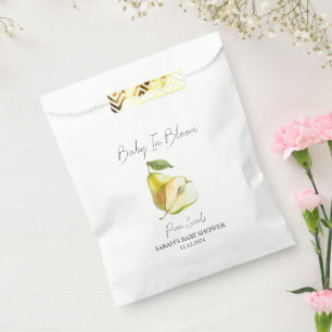 Baby In Bloom l Pear Seeds Baby Shower Favour Bags
