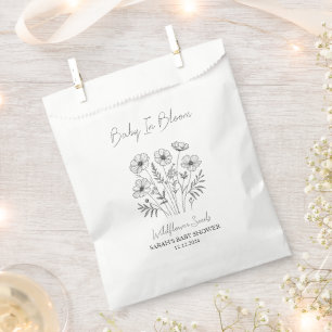 Baby In Bloom l Wildflower Seeds Baby Shower Favour Bags