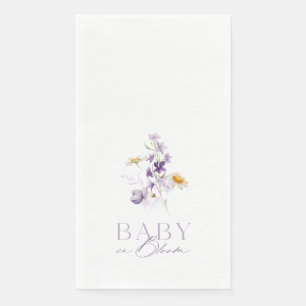 Baby in Bloom  Napkin