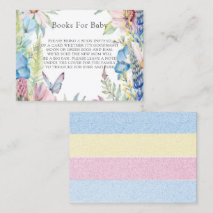 Baby In Bloom Neutral Shower Books For Baby Business Card