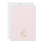 Baby In Bloom Pink Bow Baby Shower Invitation