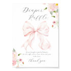 Baby in Bloom Pink Bow Diaper Raffle