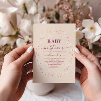 Baby in Bloom Pink Daisy Baby Shower