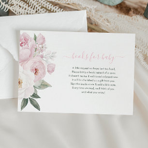 baby in bloom pink flowers books for baby card