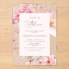 Baby in Bloom Sakura blush pink girl baby shower