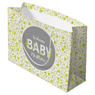 Baby in Bloom Shower Large Gift Bag