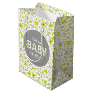 Baby in Bloom Shower Medium Gift Bag