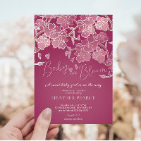 Baby In Bloom Spring Cherry Blossom Shower