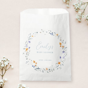 Baby in Bloom Spring Summer Floral Baby Shower Favour Bags