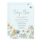 Baby in bloom spring wildflower baby shower