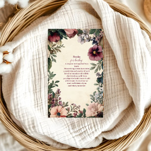 Baby in Bloom Spring Wildflower Books for Baby Enclosure Card