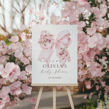 Baby in Bloom Welcome Sign Foam Board