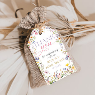 Baby In Bloom Wildflower Baby Shower Gift Tags
