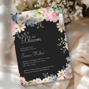 BABY IN BLOOM!  Wildflower, Baby Shower Invitation