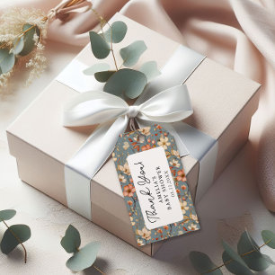 Baby In Bloom Wildflower Baby Shower Thank You Gift Tags