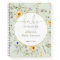 Baby in bloom Wildflowers baby shower guest book